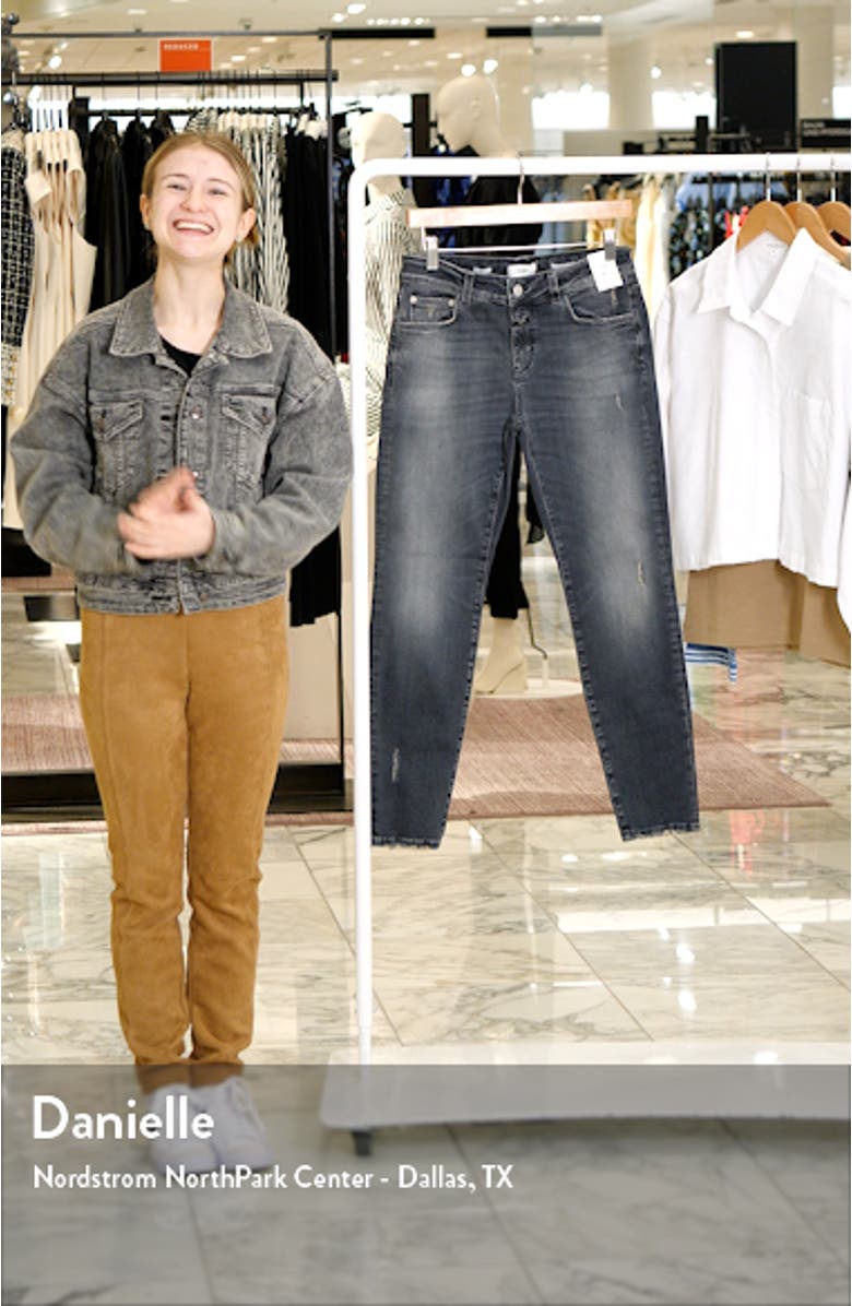 Baker Mid Rise Crop Slim Organic Cotton Jeans, sales video thumbnail