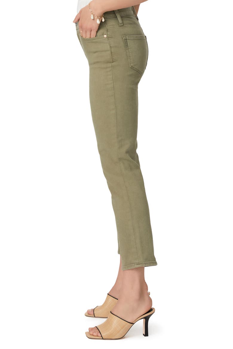 Cindy Crop Straight Leg Jeans, Alternate, color, VINTAGE MOSSY GREEN