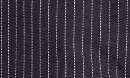 Thom Browne Fit 1 Pinstripe Wool Backstrap Virgin Wool Blend Pants In Black