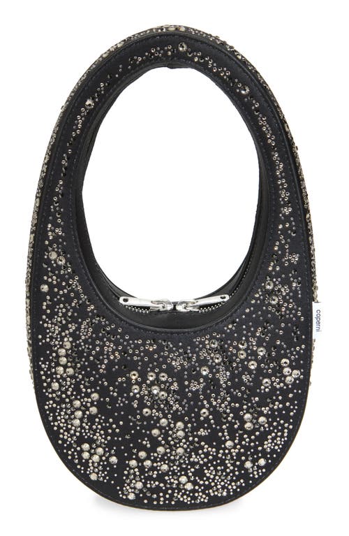Coperni Mini Swipe Crystal Embellished Top Handle Bag