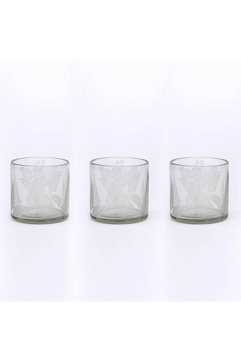 Etched Glass Candleholders, Main, color, Glass