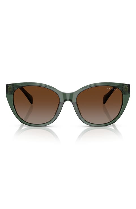 56mm Square Gradient Polarized Sunglasses