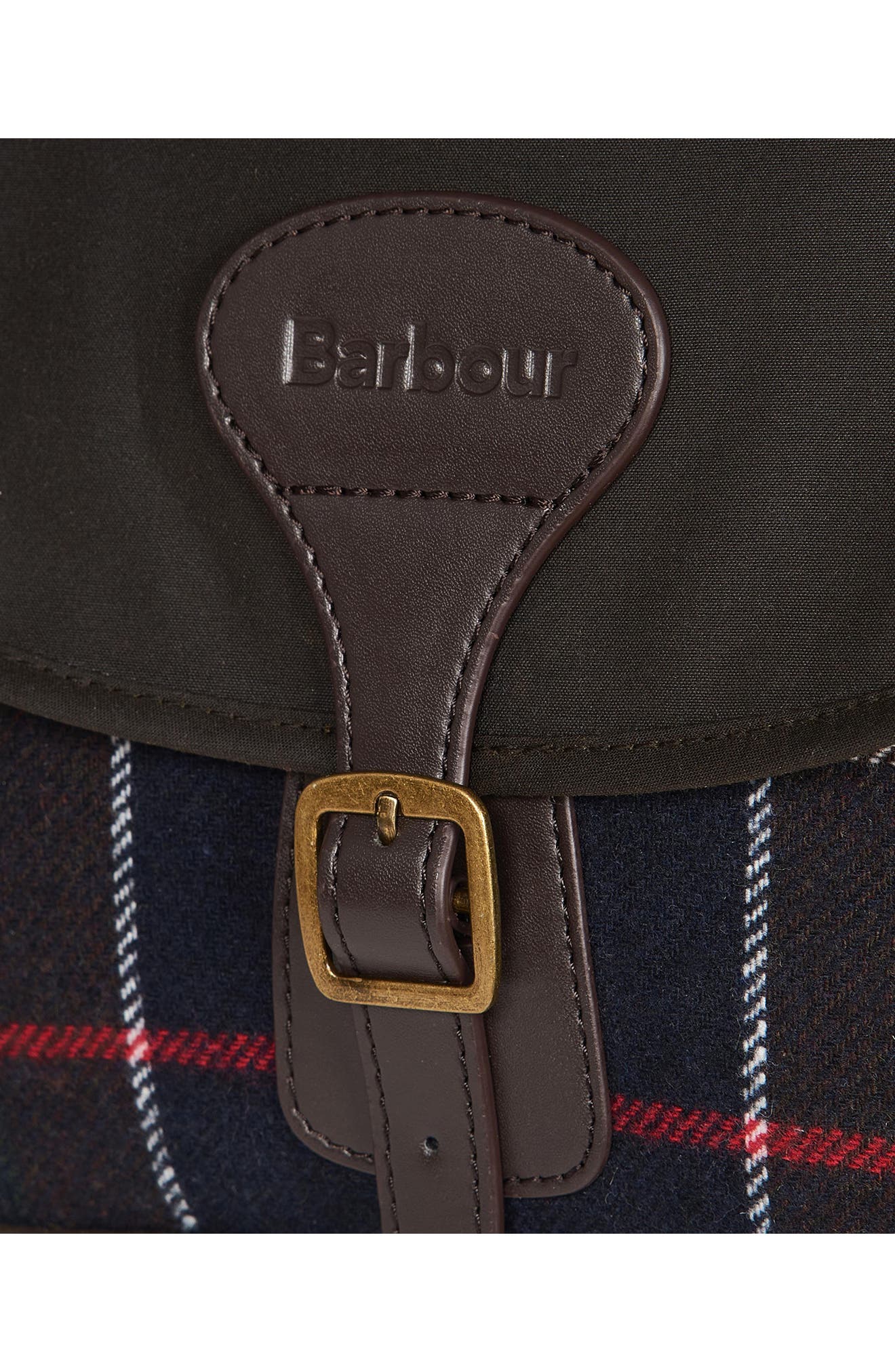 Barbour Whitley Tartan Plaid Wool Blend Crossbody Bag, Alternate, color, 