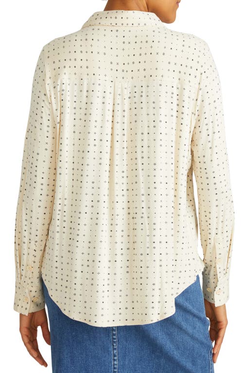 Universal Standard Elbe Button-up Shirt In Neutral