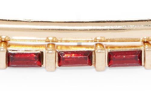 Nordstrom Rack Baguette Cut Bar Slider Bracelet In Gold