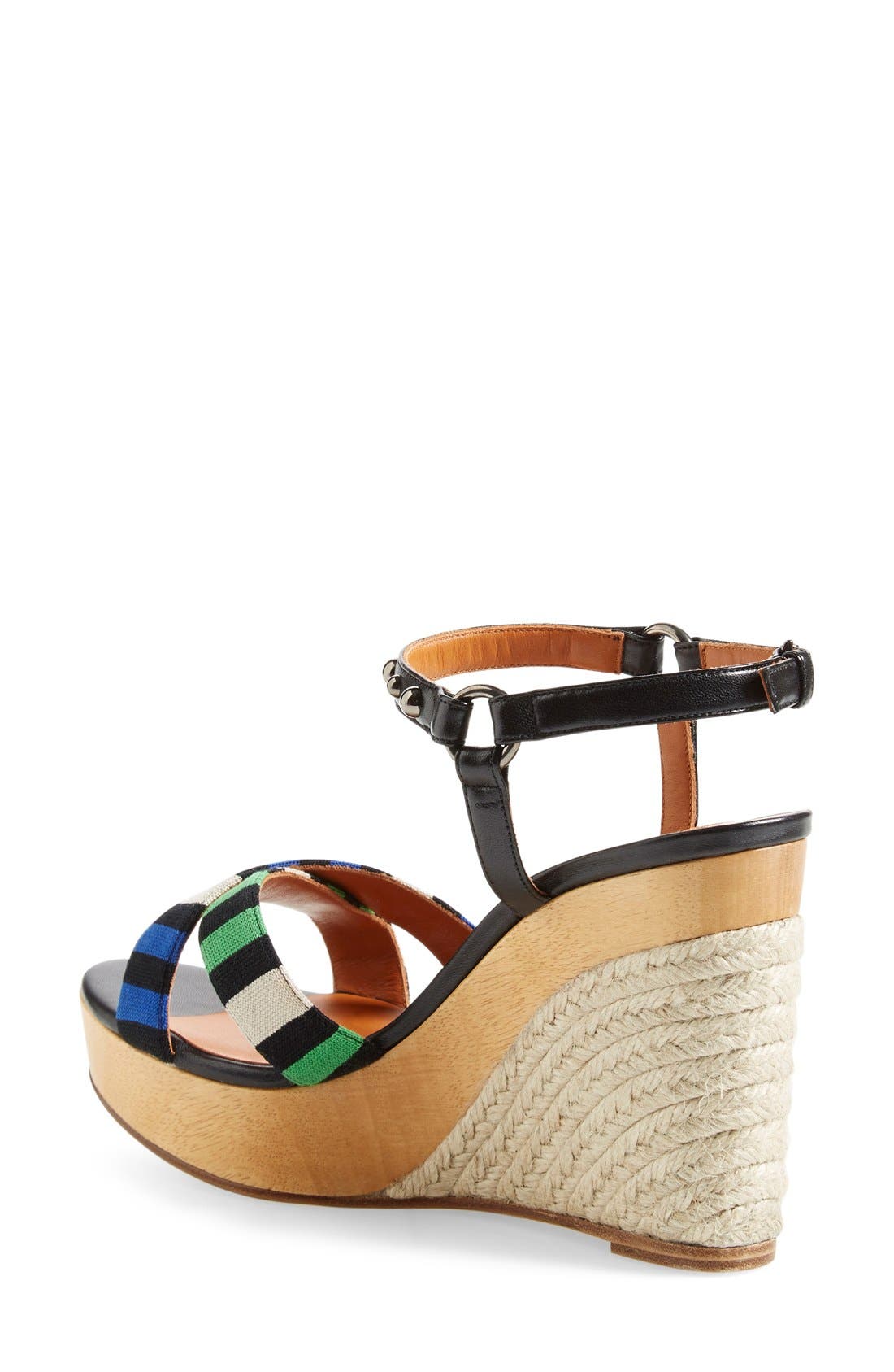Espadrille Wedge Sandal, Alternate, color, ELECTRIC BLUE