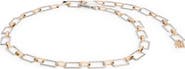 Steve Madden Mod Rectangle Chain Belt
