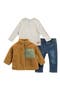 Colorblock Sweatshirt & Joggers Set