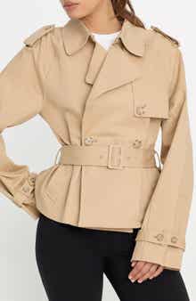 Crop Trench Jacket