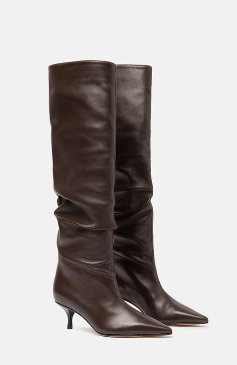 ショートブーツ・ブーティ SCAROSSO FW19 Elena Nera Scamosciata (ELENACHELBLASUED) Women's SCAROSSO Boots | Nordstrom