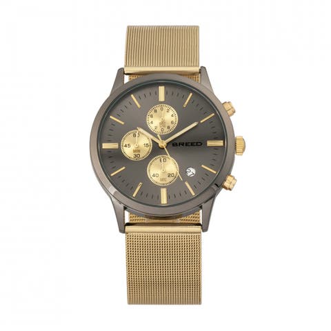 Espinosa Chronograph Mesh-Bracelet Watch w/ Date