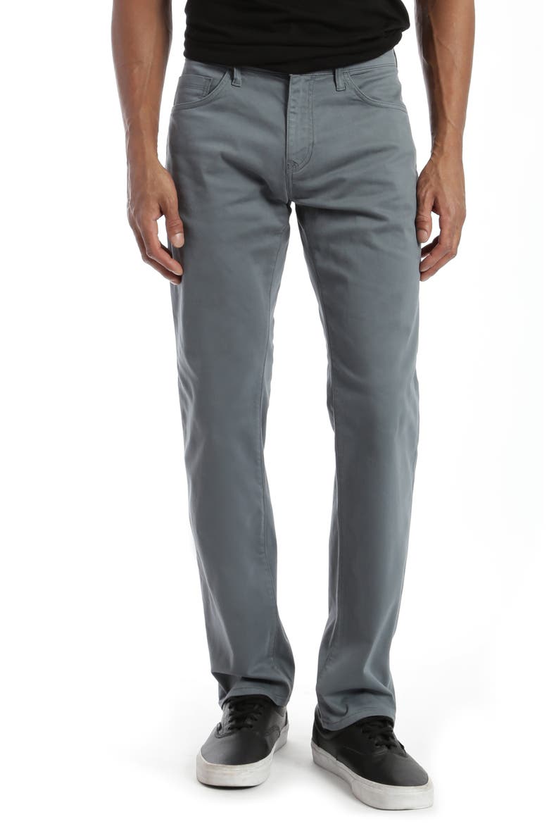Zach Straight Leg Pants, Main, color, STORMY WEATHER SATEEN