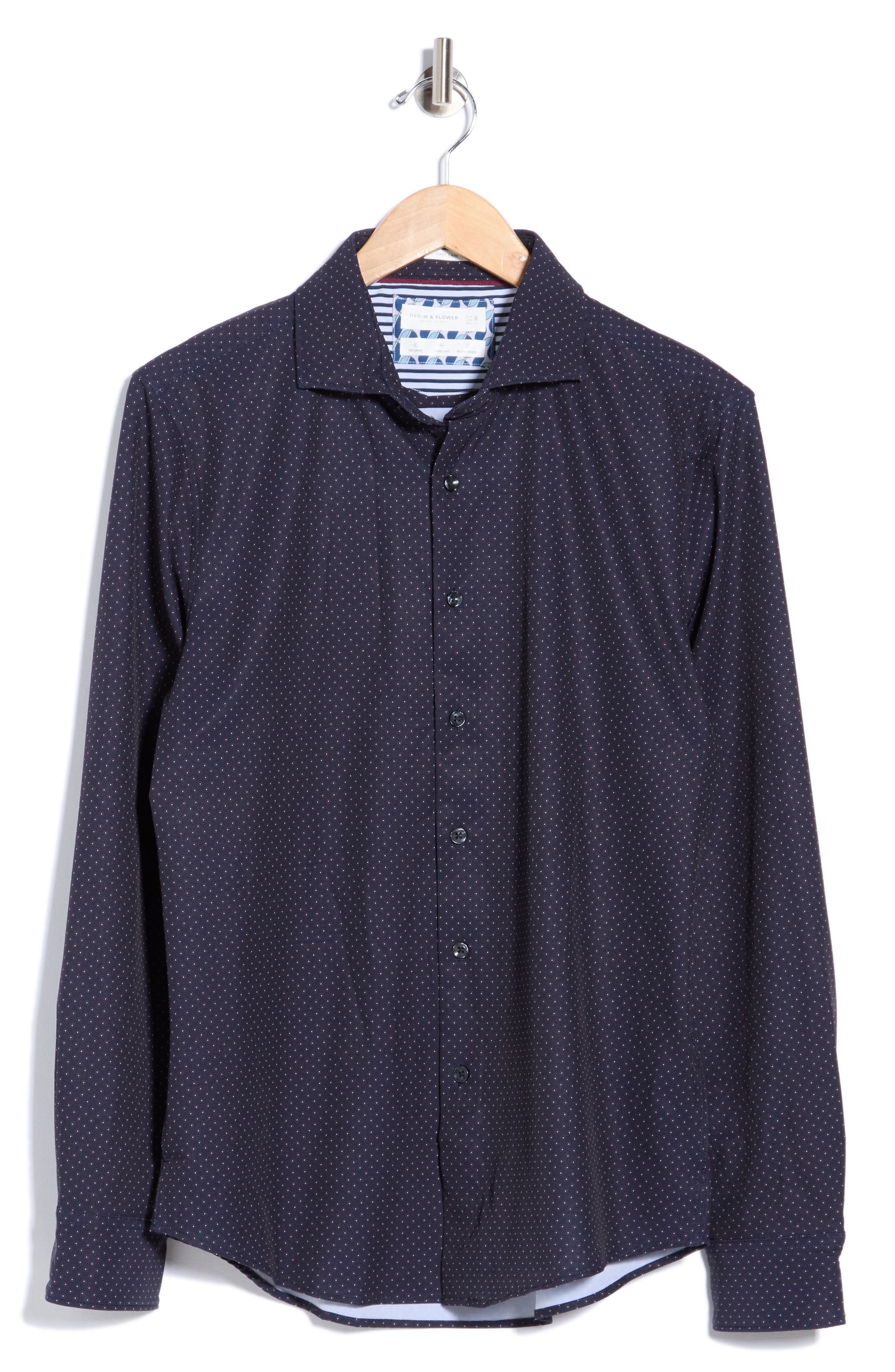 Floral Dressy Tech Button-Up Shirt