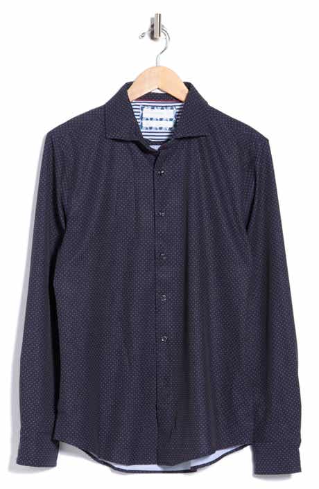 Floral Dressy Tech Button-Up Shirt