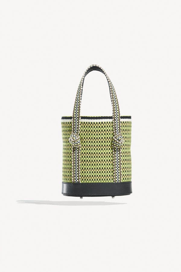 Mimi Mini Sphere Bucket Bag, Alternate, color, Kaki Lemon