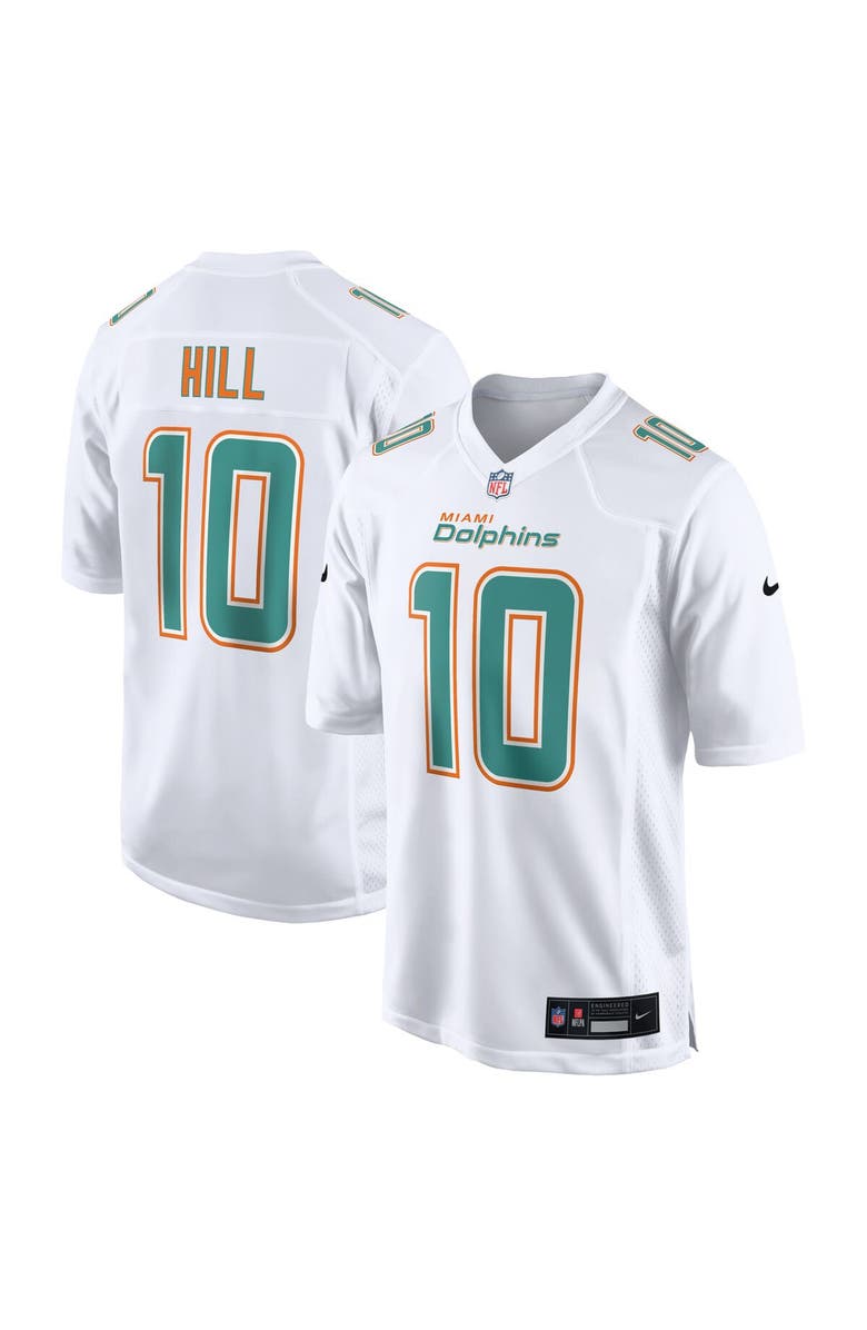 Nike Men's Nike Tyreek Hill White Miami Dolphins Fashion Game Jersey, Main, color, White