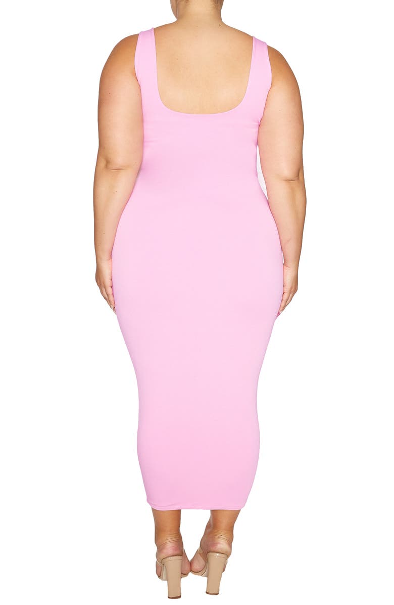 Naked Wardrobe Hourglass Midi Dress, Alternate, color, 