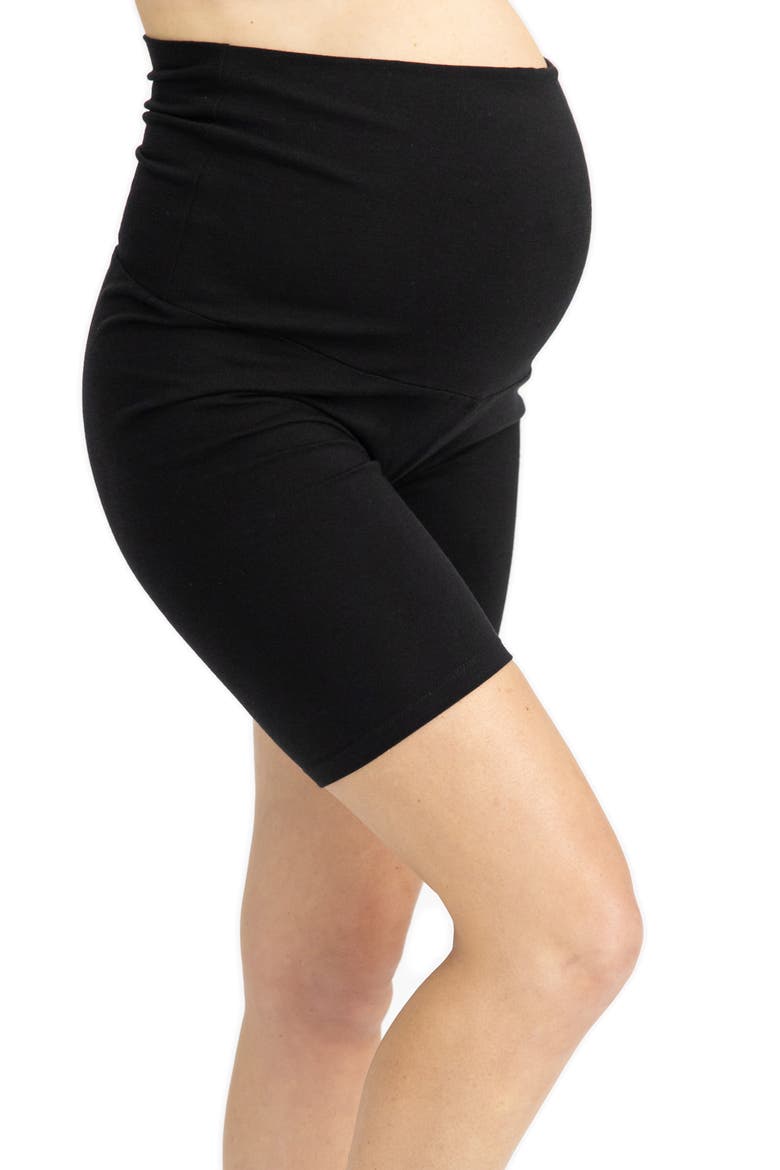 2-Pack Maternity Bike Shorts, Alternate, color, BLACK