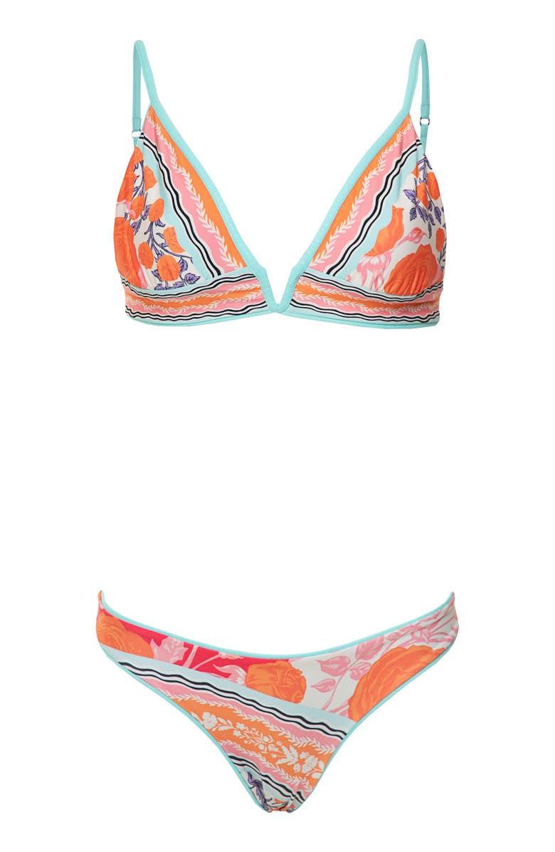 Maaji Flirt Reversible Bikini Bottoms, Alternate, color, Aquamarine