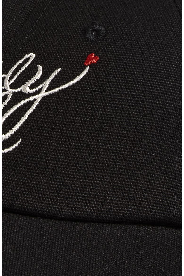 125th Nordy Girl Adjustable Canvas Baseball Cap, Alternate, color, BLACK