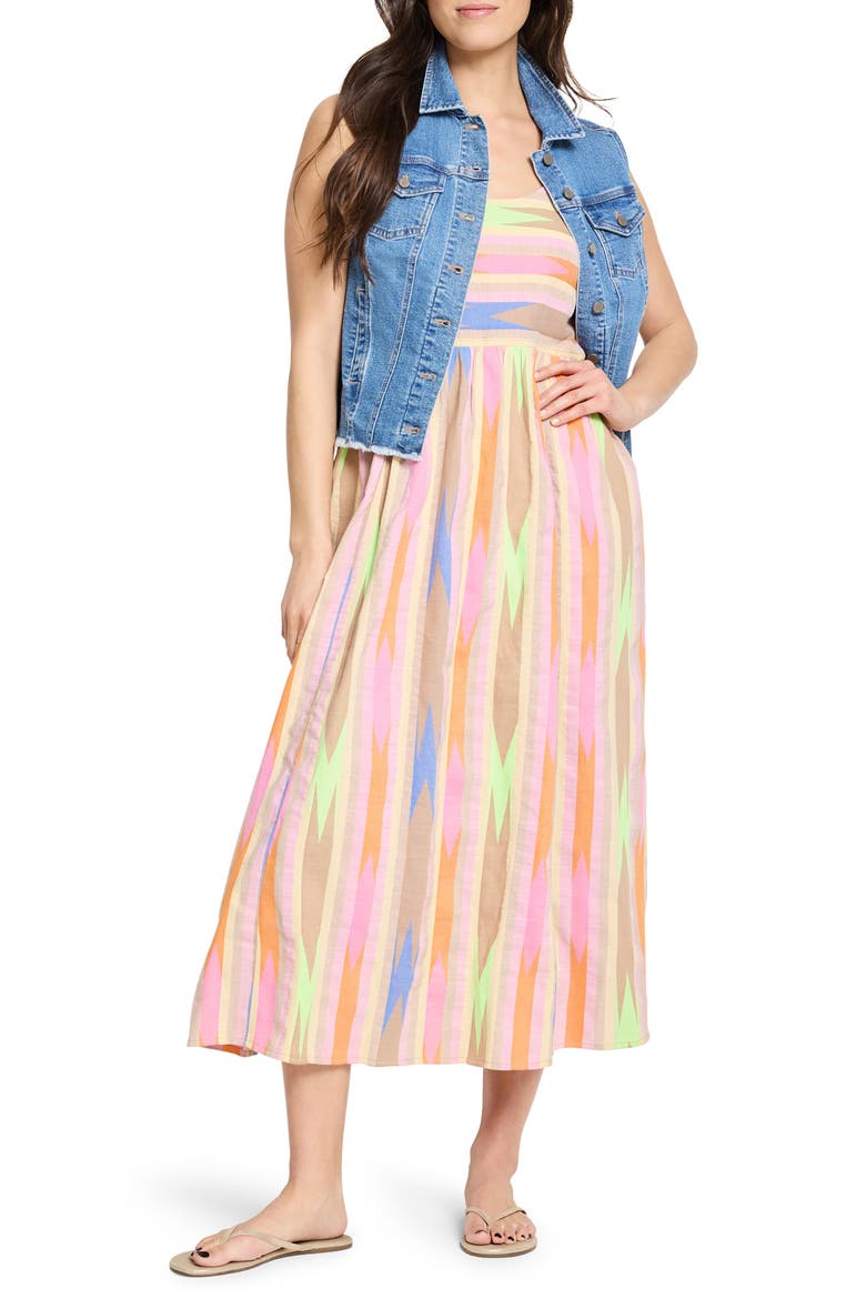 Essential Denim Vest, Alternate, color, SKYLINE