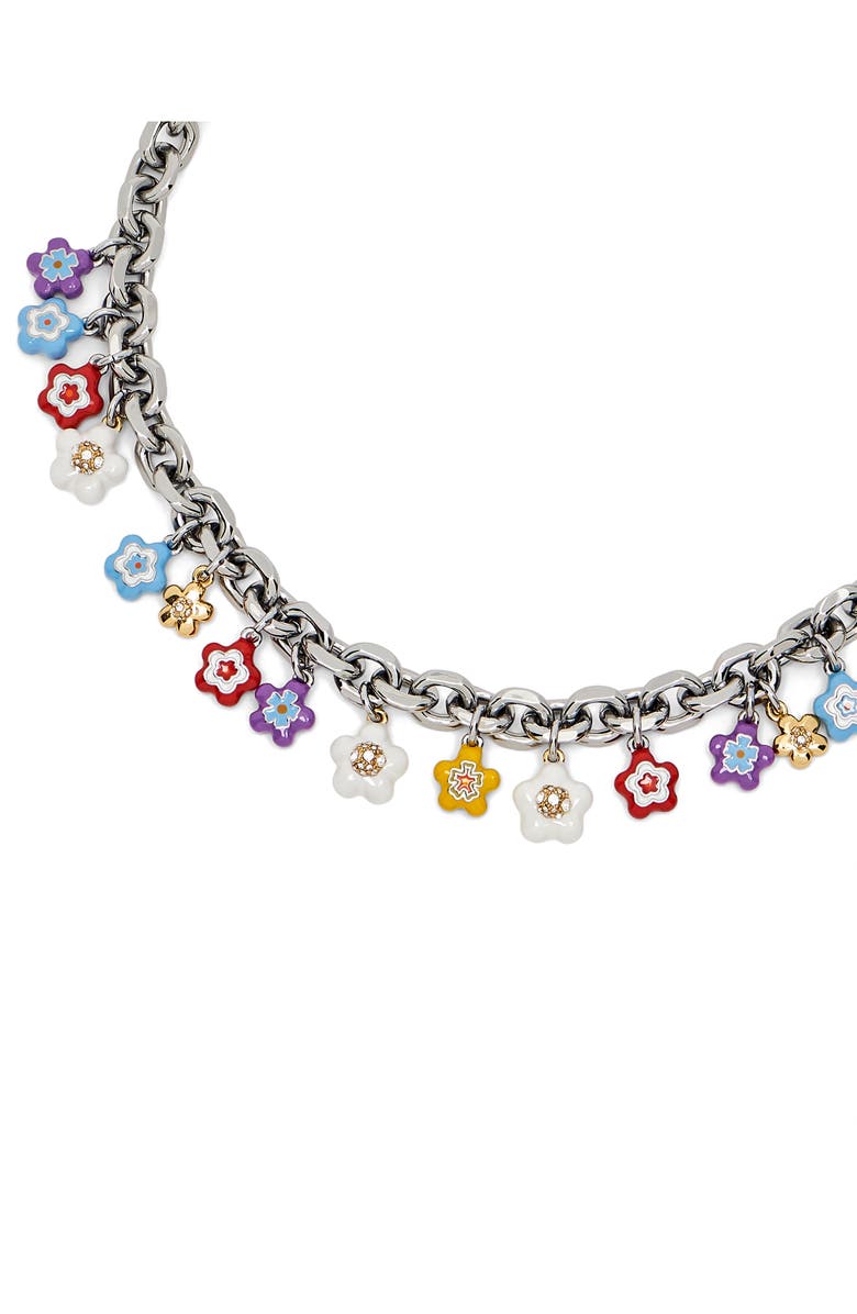 Marc Jacobs Wild Daisy Charm Necklace, Alternate, color,