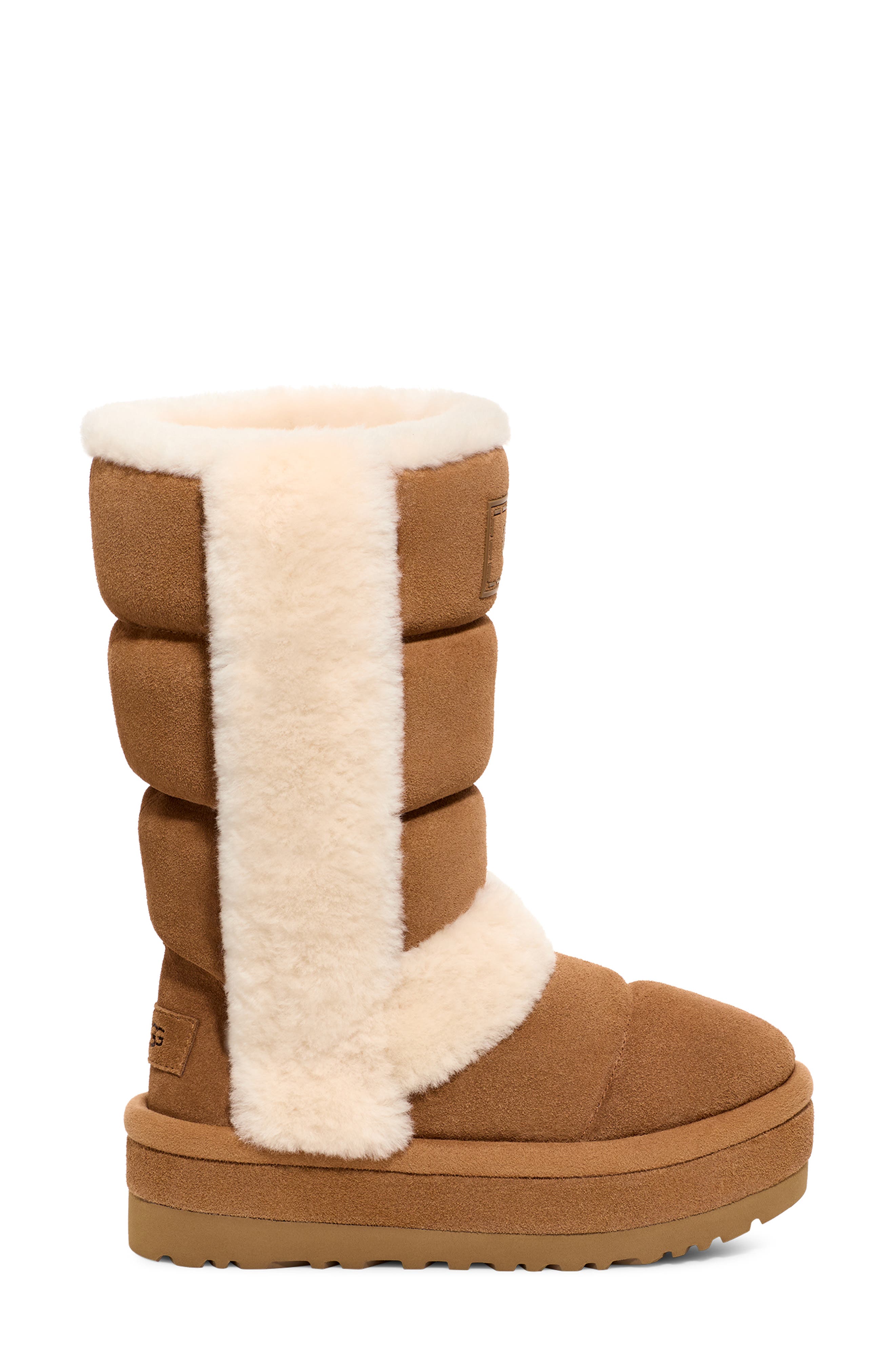 UGG<sup>®</sup> Chillapeak Genuine Shearling Trim Tall Boot, Alternate, color, Che