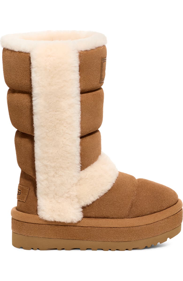 UGG<sup>®</sup> Chillapeak Genuine Shearling Trim Tall Boot, Alternate, color, Che