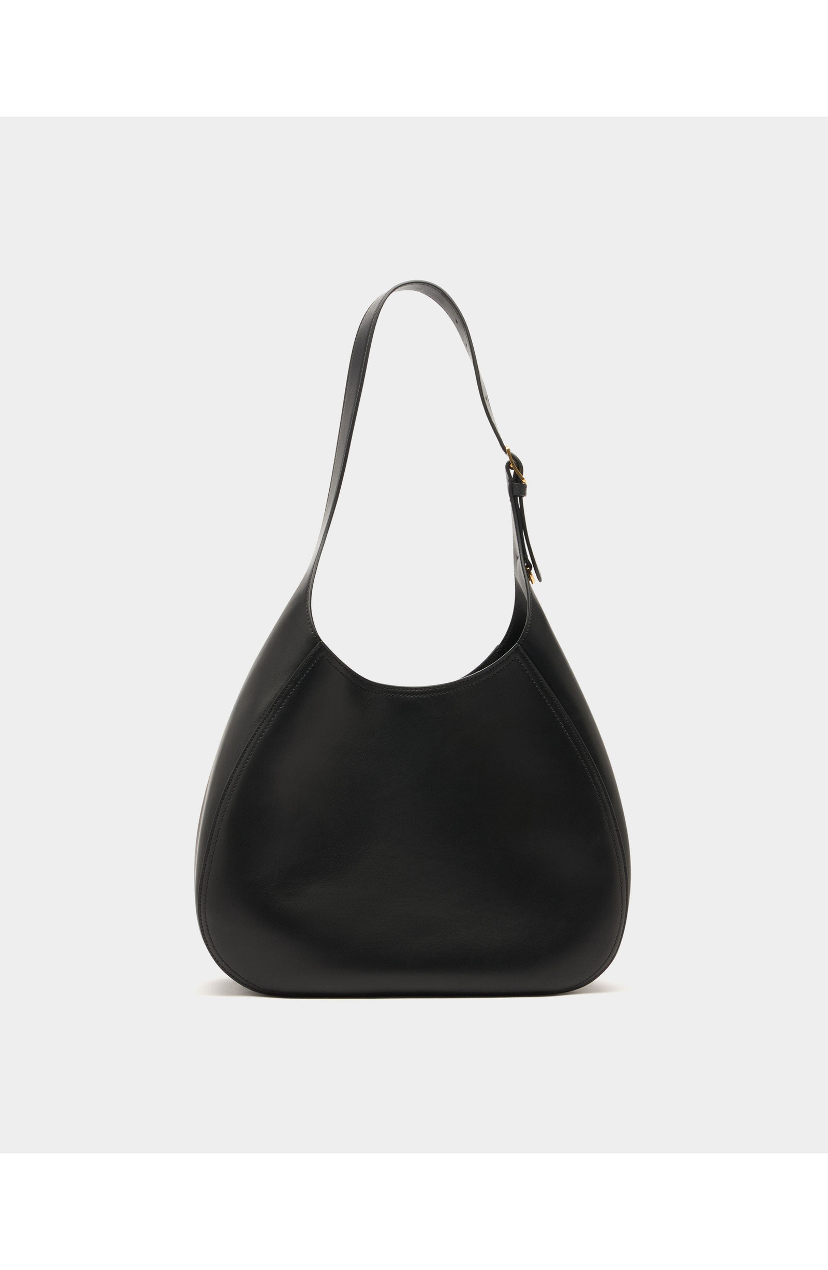 Bally Althea Hobo Bag in Leather, Alternate, color, Black