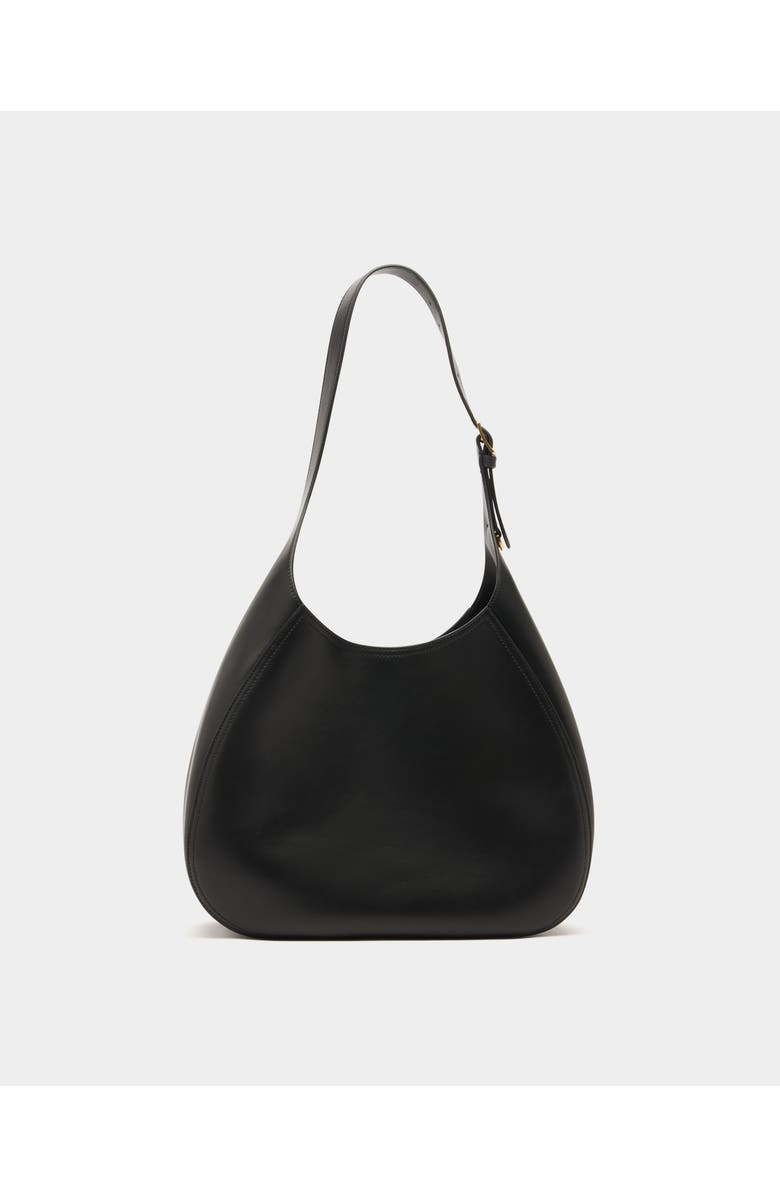 Bally Althea Hobo Bag in Leather, Alternate, color, Black