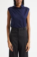 Reiss Honey Cowl Neck Sleeveless Wool Sweater