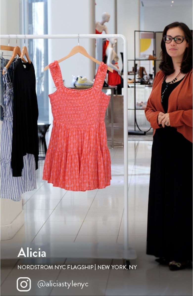 Sweet Annie Cotton Minidress, sales video thumbnail