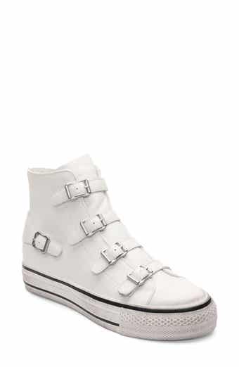 Ash Virgin Leather High Top Platform Sneaker