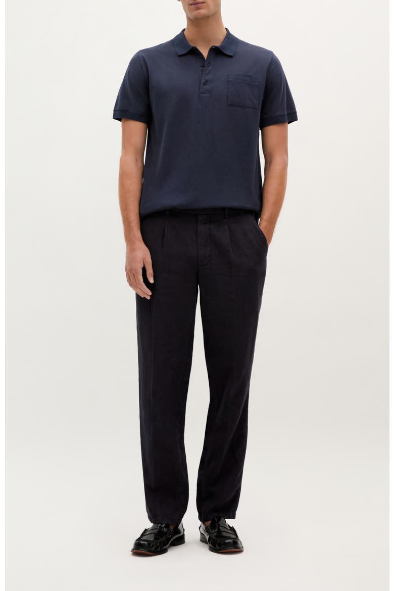 Icon Rustic Polo, Alternate, color, DARK BLUE
