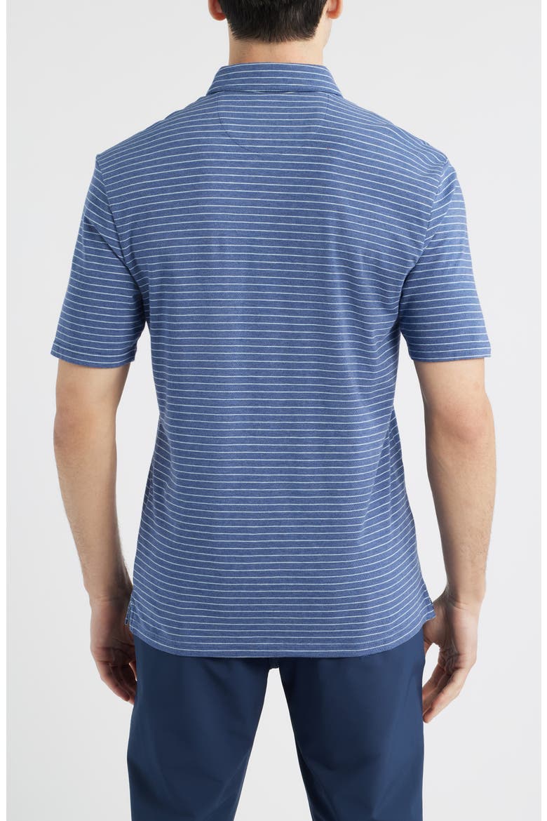 Ryan Stripe Polo, Alternate, color, OCEAN CLOUD