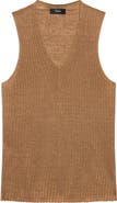 Theory Linen Blend Rib Tank