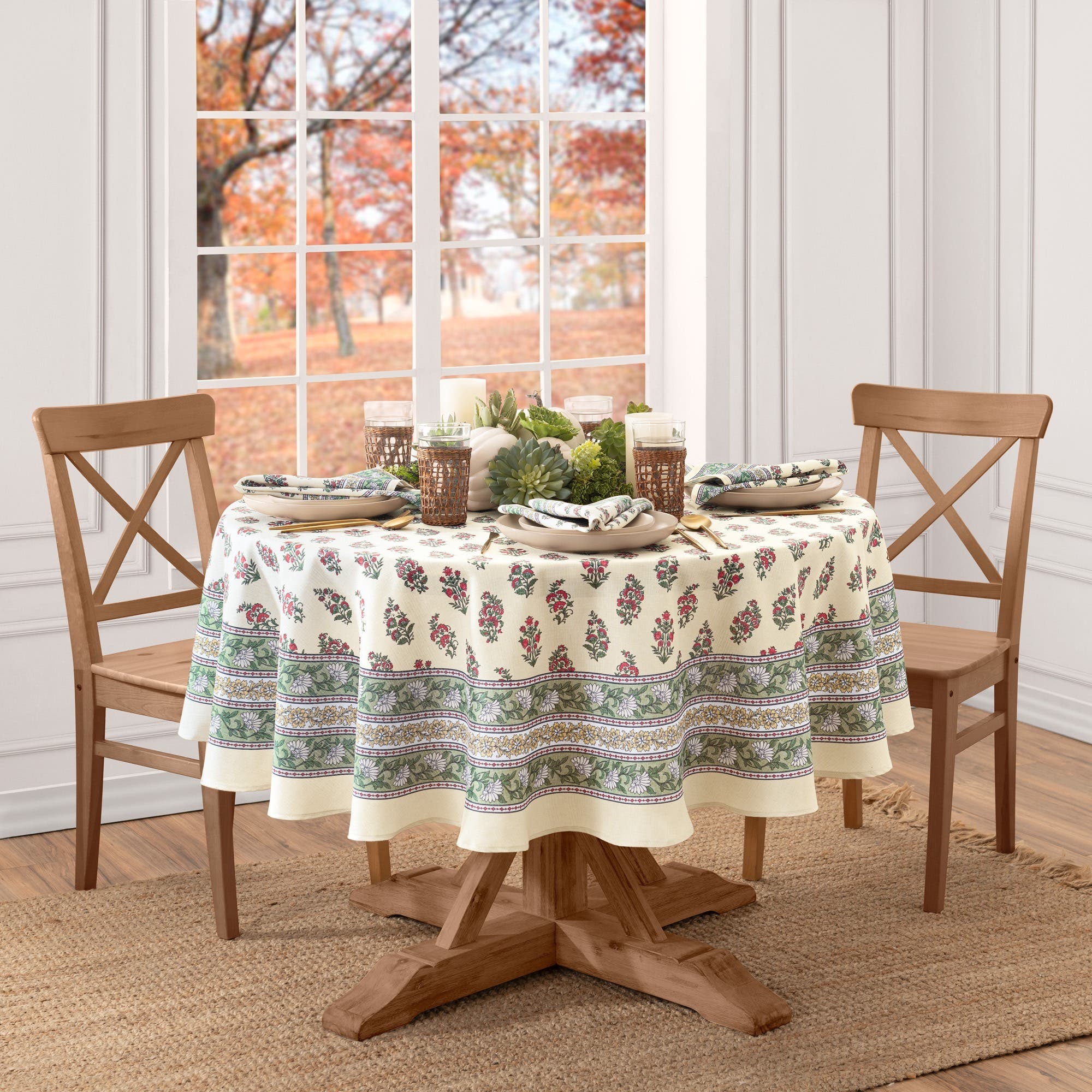 Threadmade Nomad Harvest Block Print Tablecloth | Nordstrom