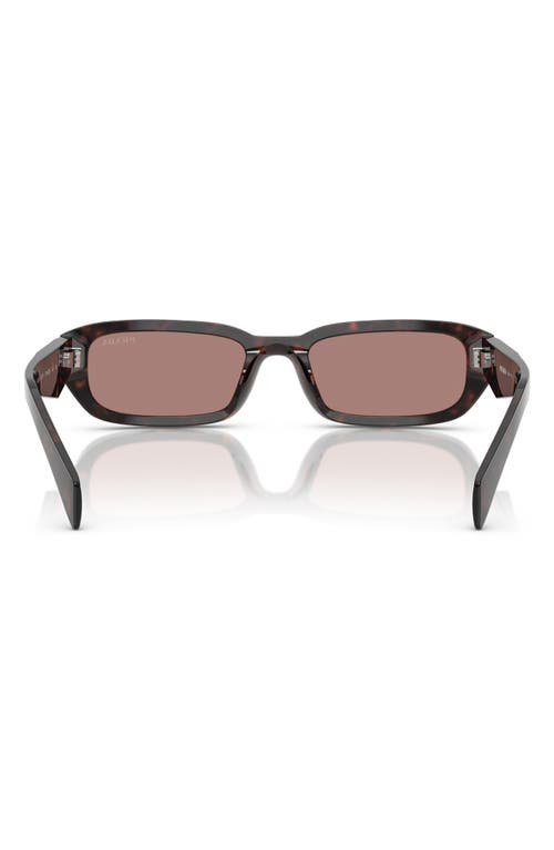 PRADA PRADA 53MM RECTANGULAR SUNGLASSES