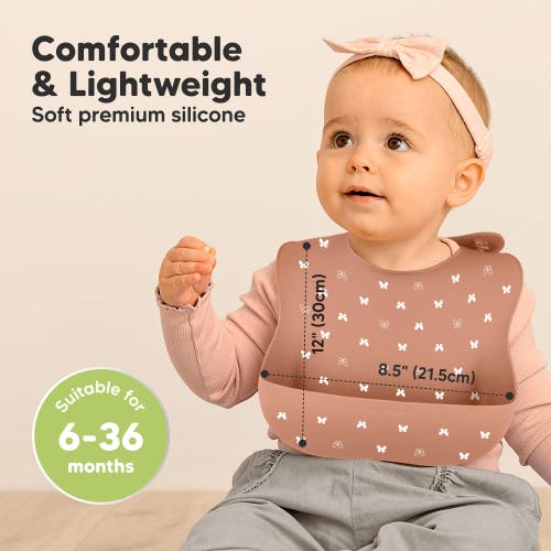 Keababies Prep Silicone Bibs In Multi