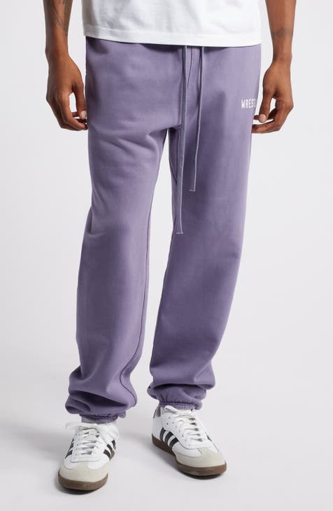 Men s Purple Joggers Sweatpants