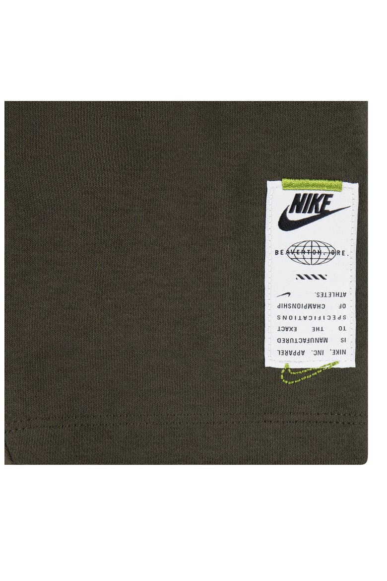 Sportswear Club Graphic T-Shirt & Sweat Shorts Set, Alternate, color, F84CARGO K