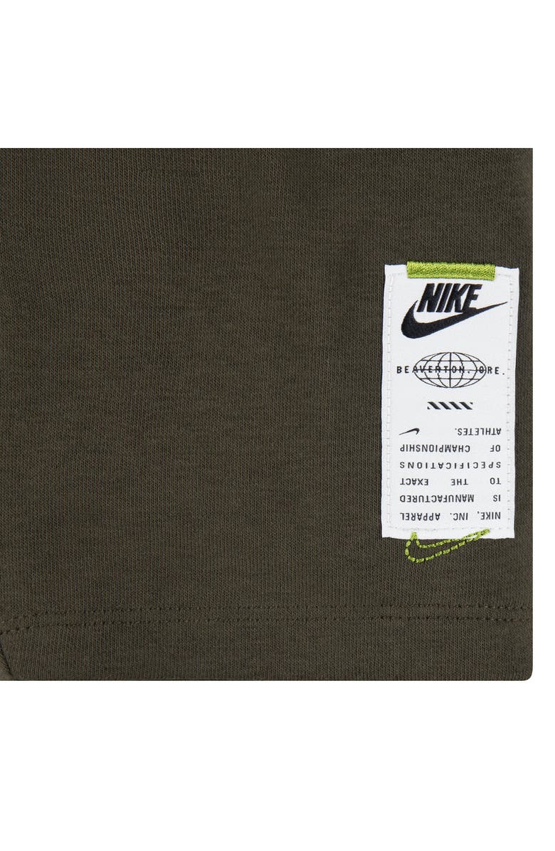 Nike Sportswear Club Graphic T-Shirt & Sweat Shorts Set, Alternate, color, 