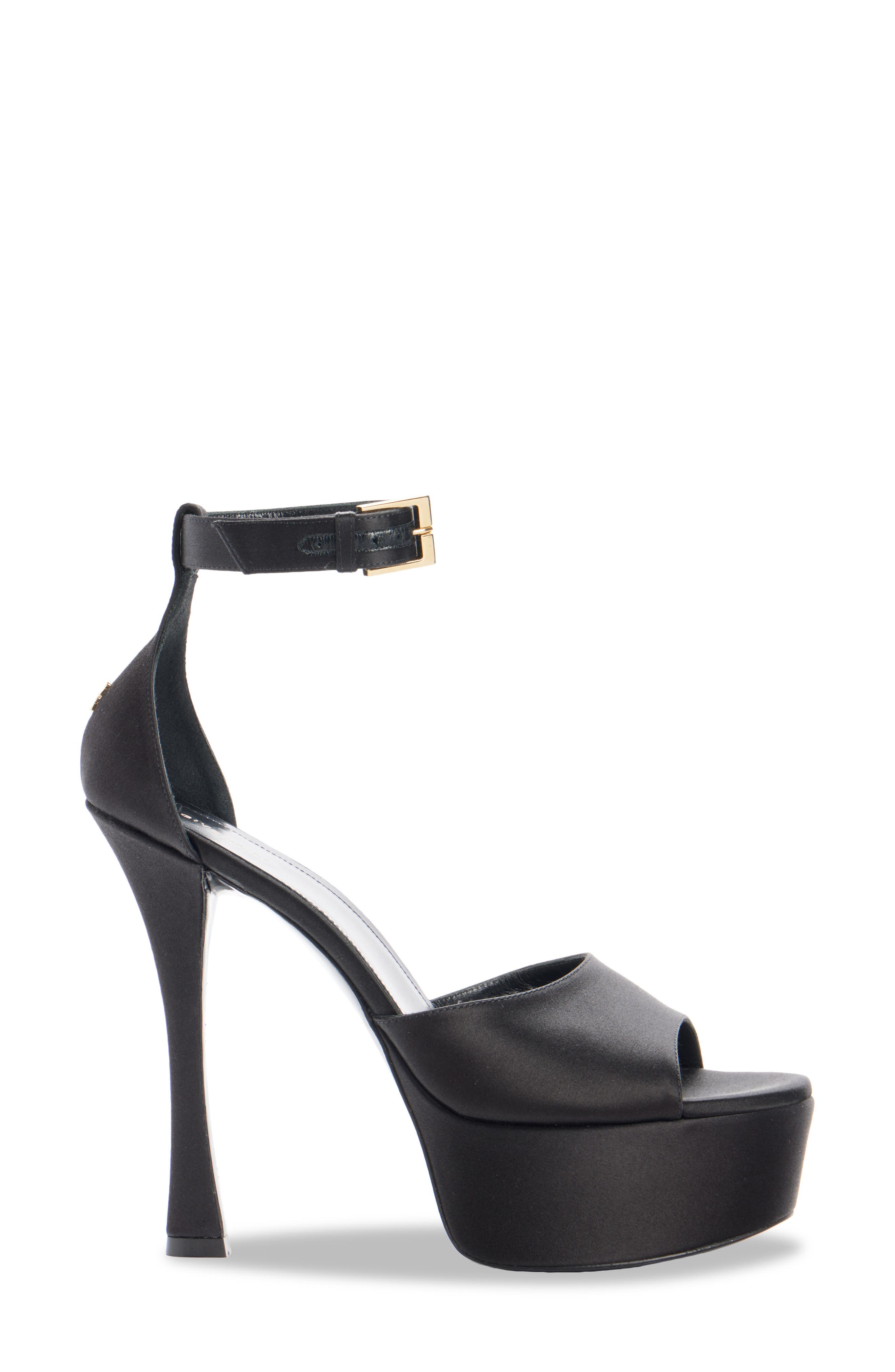 Givenchy 4G Liquid Logo Platform Sandal, Alternate, color, 