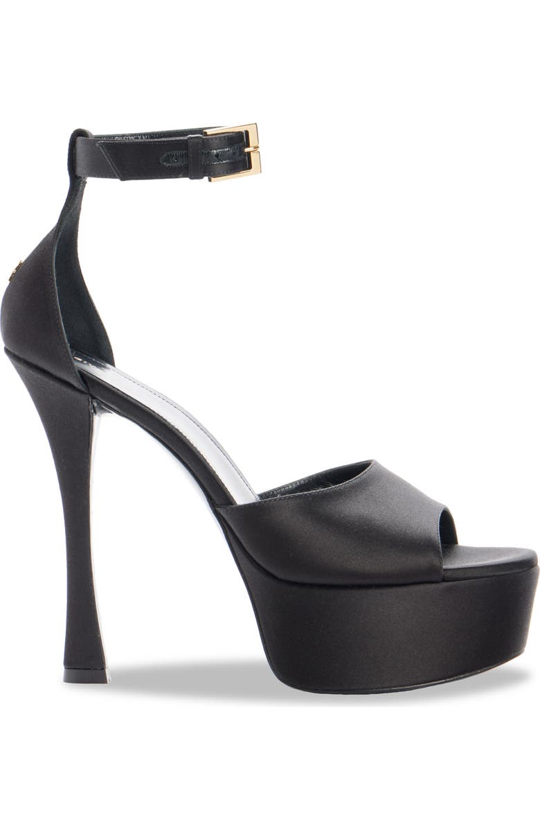 Givenchy 4G Liquid Logo Platform Sandal, Alternate, color,