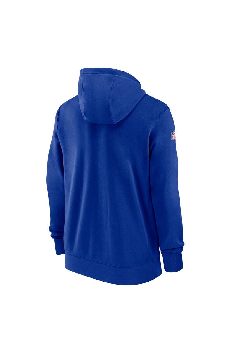 Nike Men's Nike Royal Buffalo Bills Sideline Club Performance Full-Zip Hoodie, Alternate, color, Royal