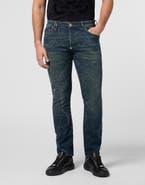 PHILIPP PLEIN Printed Super Straight Cut Jeans Tattoo Men