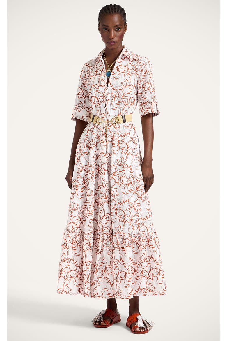 San Pietro Dress, Main, color, Fern White