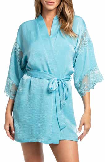 In Bloom by Jonquil Lace Trim Satin Wrap