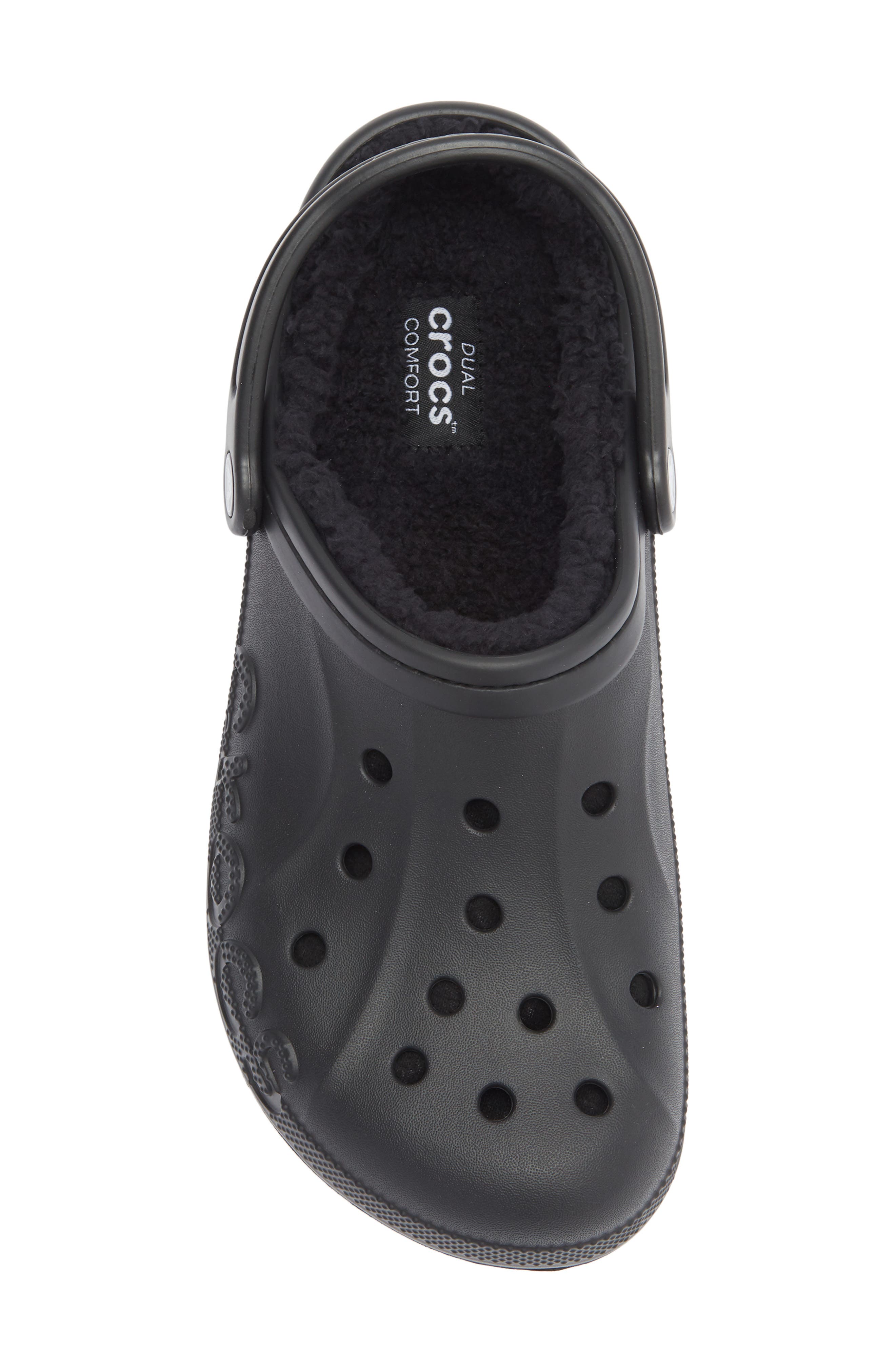 CROCS Baya Faux Fur Lined Clog, Alternate, color, 