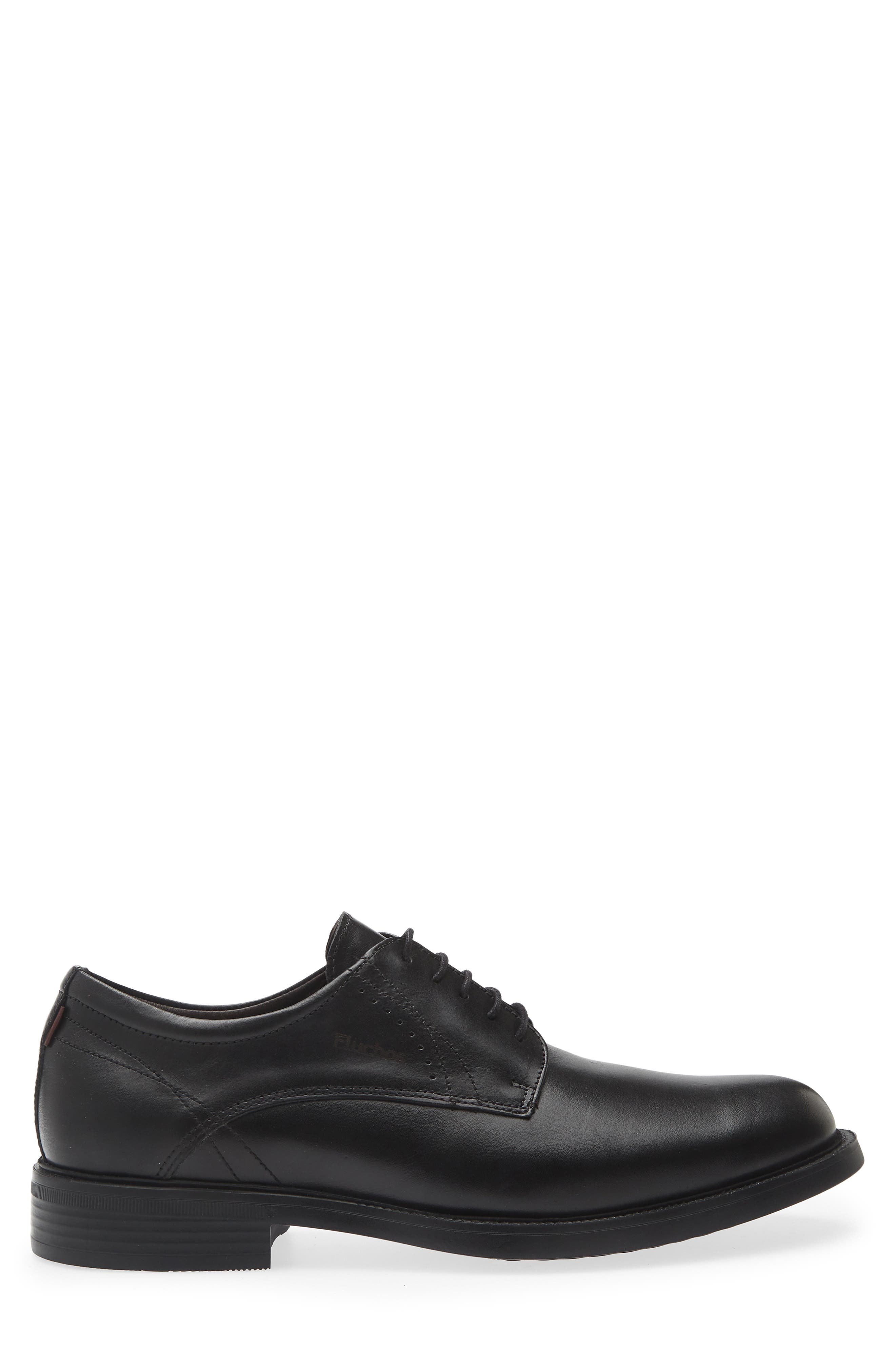Adrien Plain Toe Derby, Alternate, color, BLACK